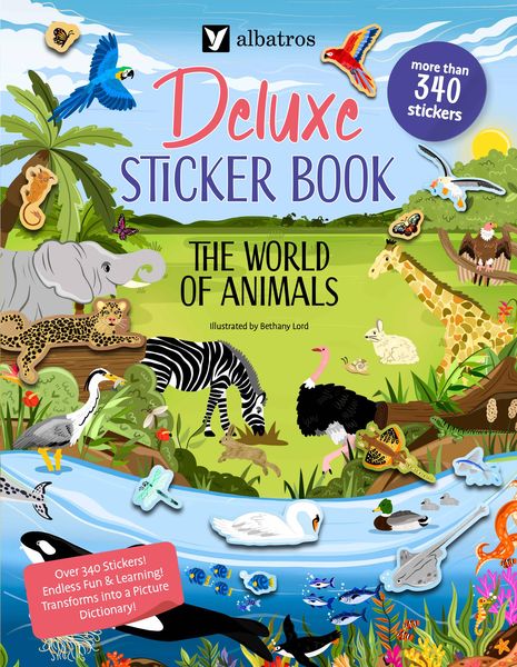 Produktbild: The World of Animals. Deluxe Sticker Book