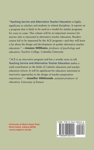 Produktbild: Teaching Service and Alternative Teacher Education
