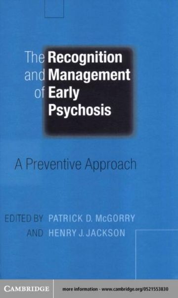 Produktbild: Recognition and Management of Early Psychosis