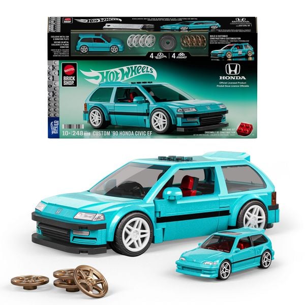 Produktbild: Mattel Brick Shop Hot Wheels Speed Honda 2
