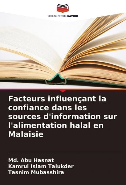 Produktbild: Facteurs influen&ccedil;ant la confiance dans les sources d'information sur l'alimentation halal en Malaisie