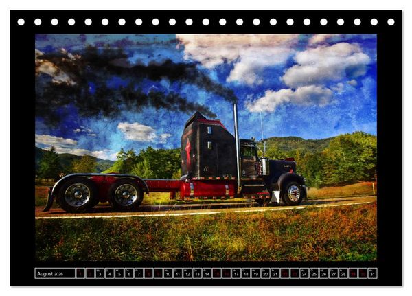 Produktbild: Kenworth W900 PHOTOART (Tischkalender 2026 DIN A5 quer), CALVENDO Monatskalender