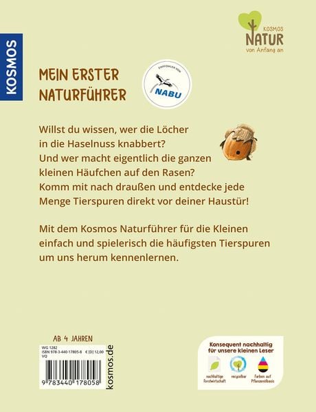 Mein erster Naturführer, Welche Tierspur ist das?