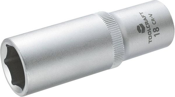 TOOLCRAFT 816183 Außen-Sechskant Steckschlüsseleinsatz 18mm 1/2' (12.5 mm)