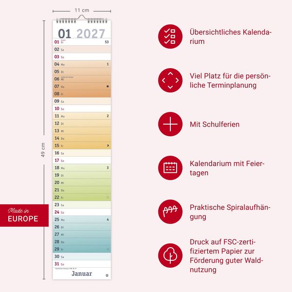 Produktbild: Bunte Wochen Langplaner 2027
