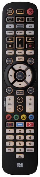 Produktbild: One For All URC 3661 Universal Fernbedienung Schwarz
