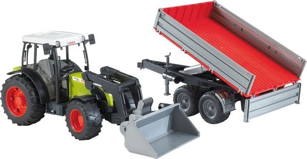 Produktbild: Bruder - Claas: Nectis 267F + Frontlader + Anh&auml;nger