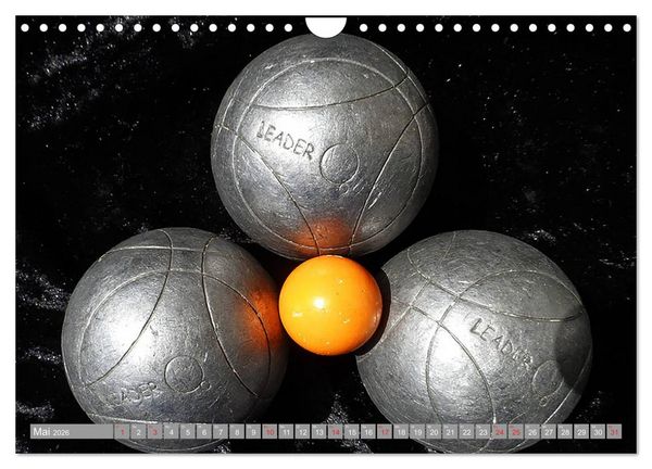 Produktbild: Boule. Konzentration - Sport - Entspannung (Wandkalender 2026 DIN A4 quer), CALVENDO Monatskalender