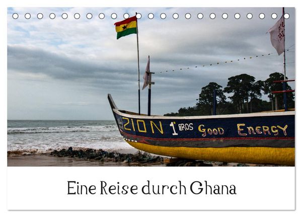 Eine Reise durch Ghana (Tischkalender 2026 DIN A5 quer), CALVENDO Monatskalender