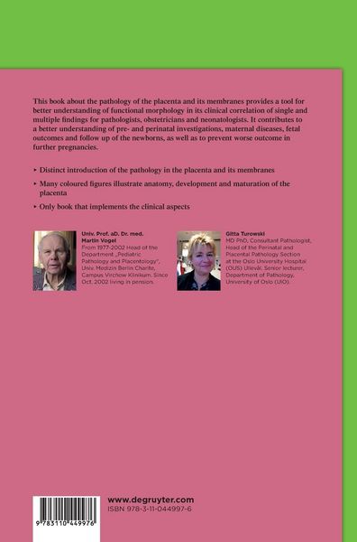 Produktbild: Clinical Pathology of the Placenta