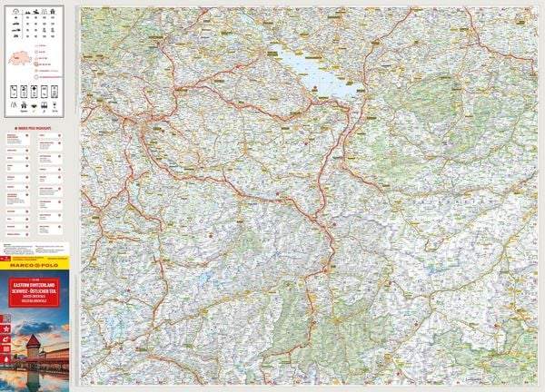Produktbild: MARCO POLO Reisekarte Schweiz 02 &Ouml;stlicher Teil 1:225.000