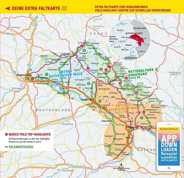 Produktbild: MARCO POLO Reisef&uuml;hrer Bayerischer Wald