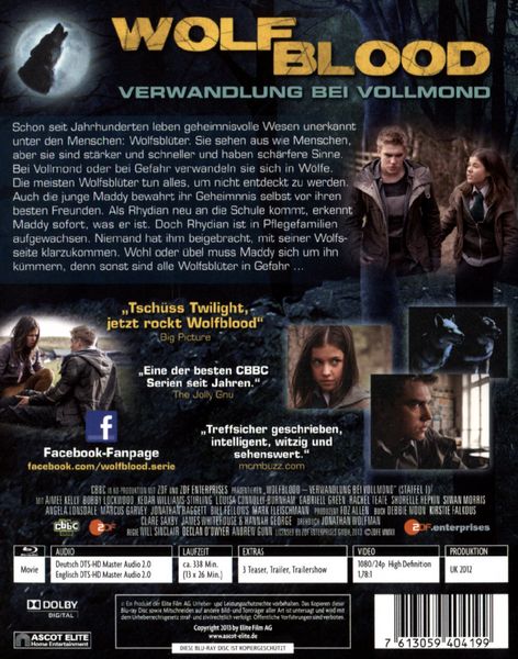Produktbild: Wolfblood - Verwandlung bei Vollmond - Staffel 1 [2 BRs]
