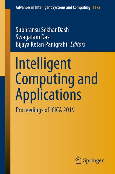 Produktbild: Intelligent Computing and Applications