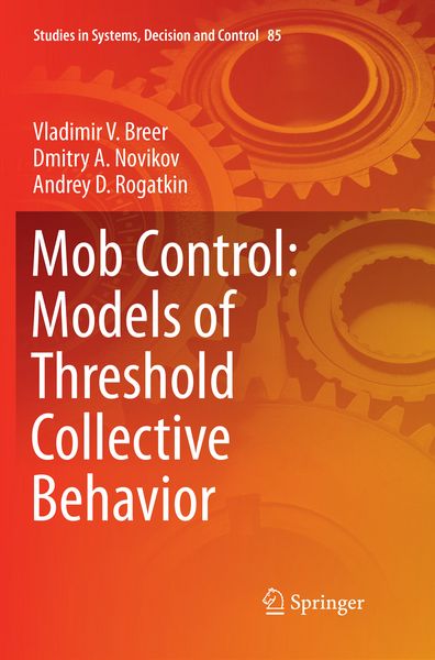 Produktbild: Mob Control: Models of Threshold Collective Behavior