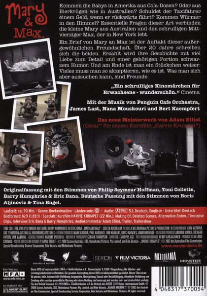 Produktbild: Mary & Max oder Schrumpfen Schafe wenn es regnet