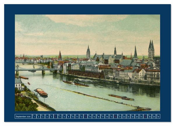 Produktbild: Historisches Bremen an der Weser von 1888 bis 1918 (Wandkalender 2026 DIN A4 quer), CALVENDO Monatskalender