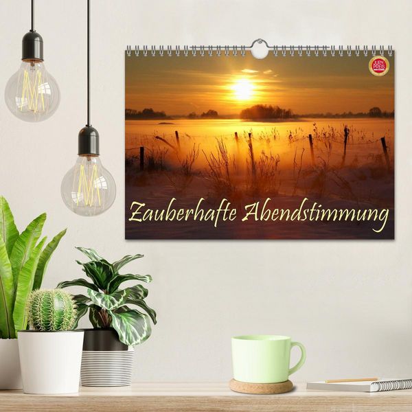 Produktbild: Zauberhafte Abendstimmung (Wandkalender 2026 DIN A4 quer), CALVENDO Monatskalender