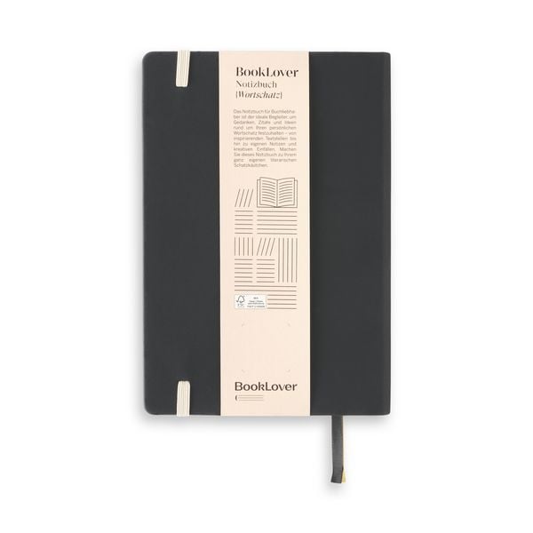 Produktbild: Notizbuch Booklover "Wortschatz" A5, 240 Seiten, dotted