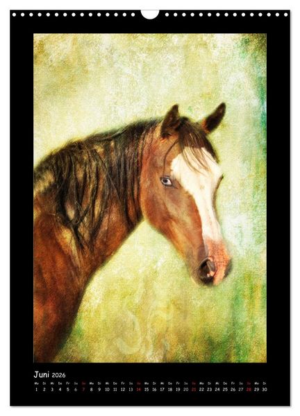 Produktbild: Art Horse 2026 (Wandkalender 2026 DIN A3 hoch), CALVENDO Monatskalender