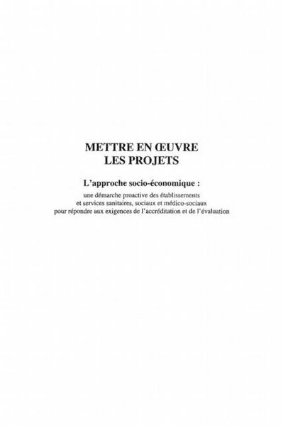 Produktbild: Mettre En ?'uvre Les Projets
