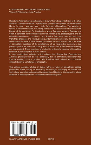 Produktbild: Philosophy of Latin America