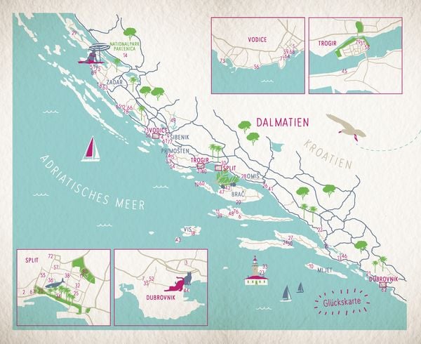 Produktbild: Gl&uuml;cksorte in Dalmatien