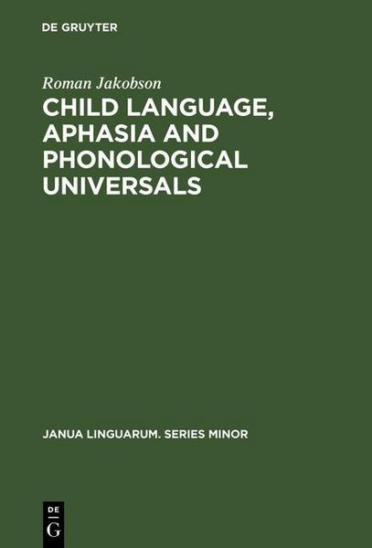 Produktbild: Child Language, Aphasia and Phonological Universals
