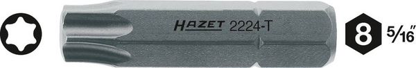 Produktbild: Hazet 2224-T45 Torx-Bit T 45 Sonderstahl C 8 1St.