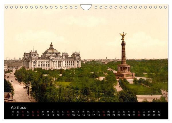 Produktbild: Berlin um 1900 (Wandkalender 2026 DIN A4 quer), CALVENDO Monatskalender