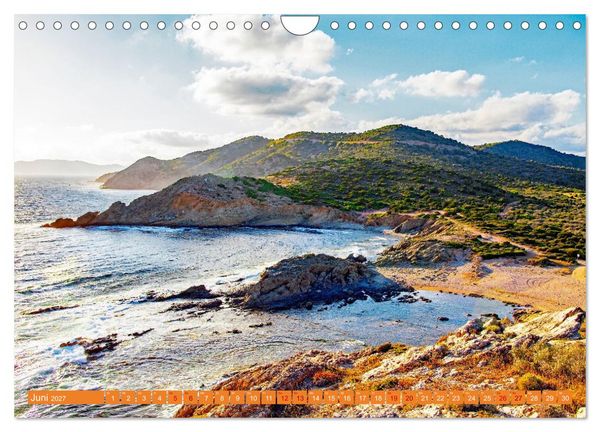 Produktbild: Sardinien Insel mit Meerblick (Wandkalender 2027 DIN A4 quer), CALVENDO Monatskalender