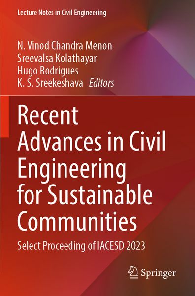 Produktbild: Recent Advances in Civil Engineering for Sustainable Communities