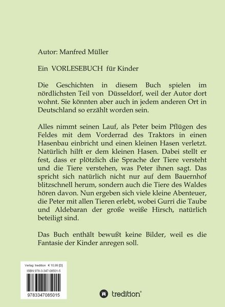 Produktbild: Das Vorlesebuch von Peter und den Tieren