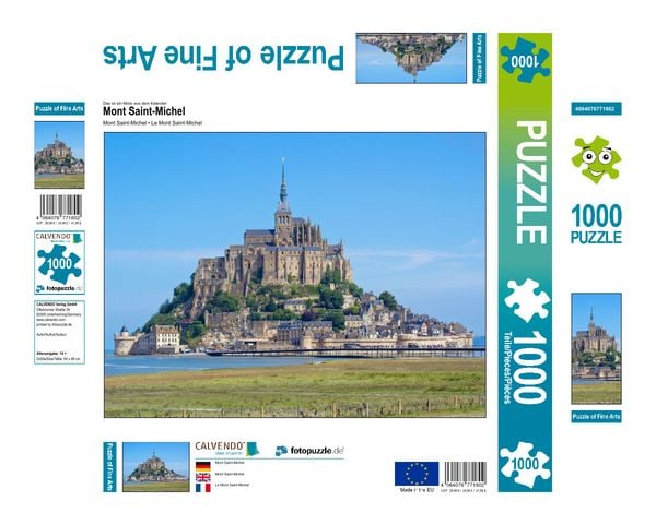 Produktbild: CALVENDO Puzzle Mont Saint-Michel 1000 Teile Lege-Gr&ouml;&szlig;e 640 x 480 cm Foto-Puzzle Bild von Elisabeth Schittenhelm