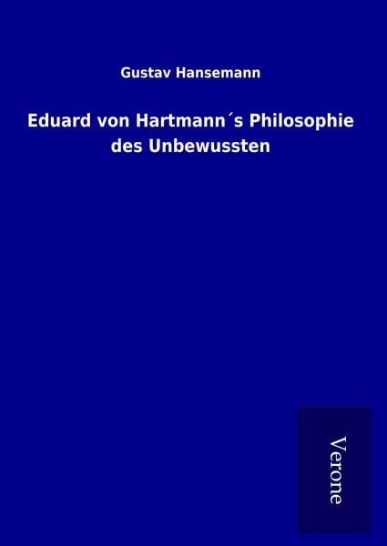 Produktbild: Eduard von Hartmann&acute;s Philosophie des Unbewussten
