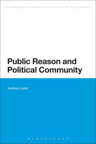 Produktbild: Public Reason and Political Community