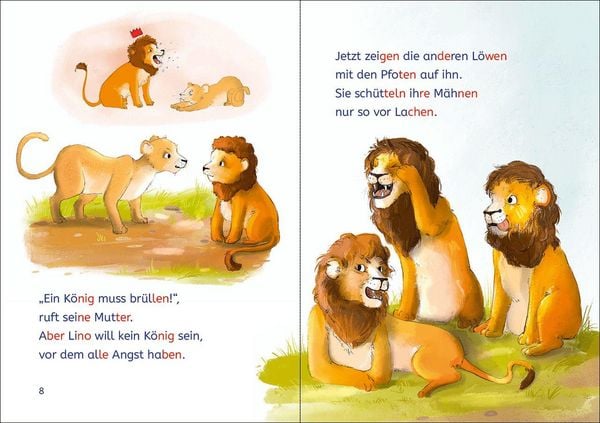 Produktbild: Lesel&ouml;wen 1. Klasse - Ein L&ouml;we findet Freunde
