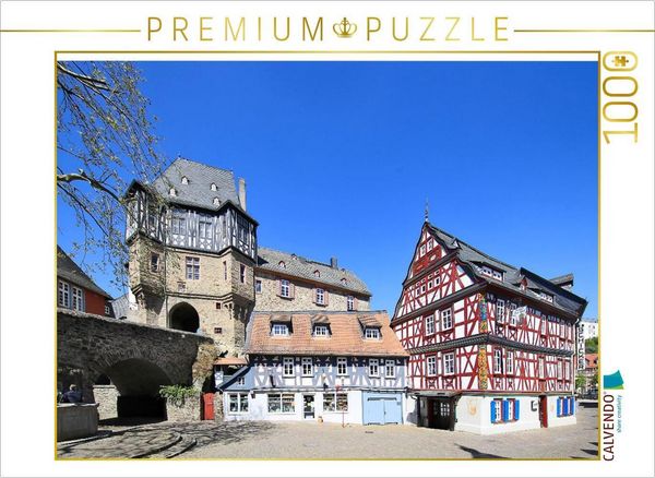 CALVENDO Puzzle Burgtor und Himmelsgasse | 1000 Teile Lege-Größe 64x48cm Foto-Puzzle für glückliche Stunden