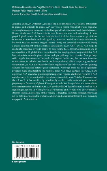 Produktbild: Ascorbic Acid in Plant Growth, Development and Stress Tolerance
