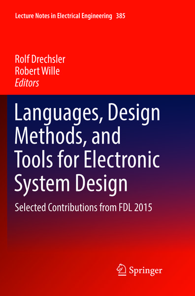 Produktbild: Languages, Design Methods, and Tools for Electronic System Design