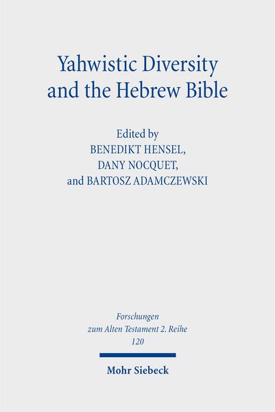 Produktbild: Yahwistic Diversity and the Hebrew Bible