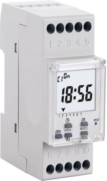 Produktbild: Wallair 1IO7281 Zeitschaltuhr digital Wochenprogramm 3500W IP20 Gangreserve