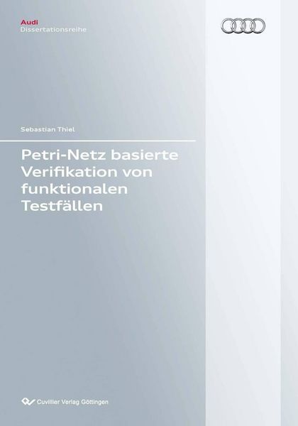 Produktbild: Petri-Netz basierte Verifikation von funktionalen Testf&auml;llen
