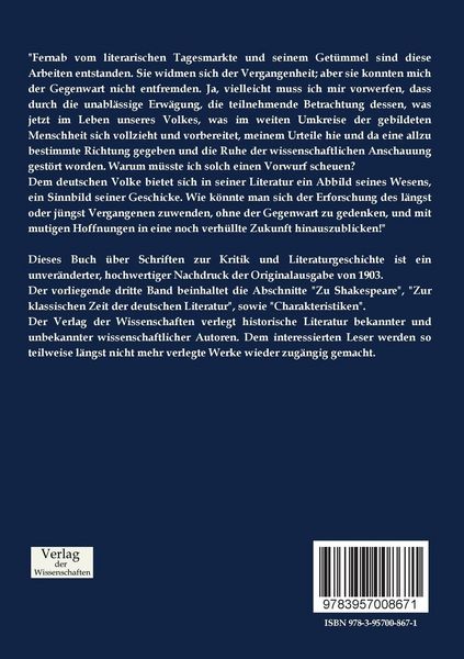 Produktbild: Schriften zur Kritik und Literaturgeschichte