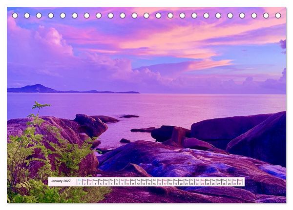 Produktbild: Silent Heart of Asia (Desk Calendar 2027 DIN A5 landscape), CALVENDO 12 Month DeskCalendar