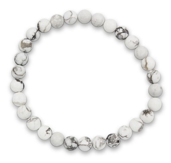 Produktbild: Howlith Edelsteinarmband 6mm, J749-17