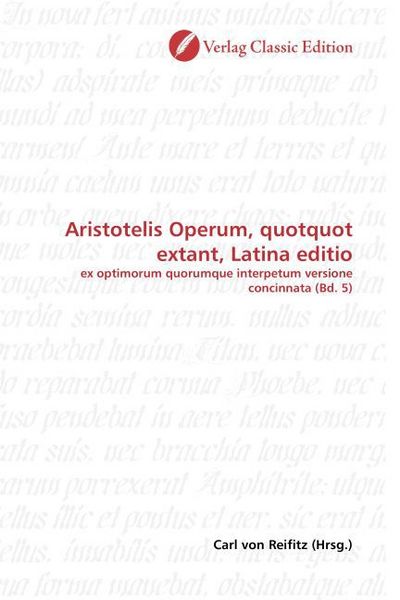 Produktbild: Aristotelis Operum, quotquot extant, Latina editio