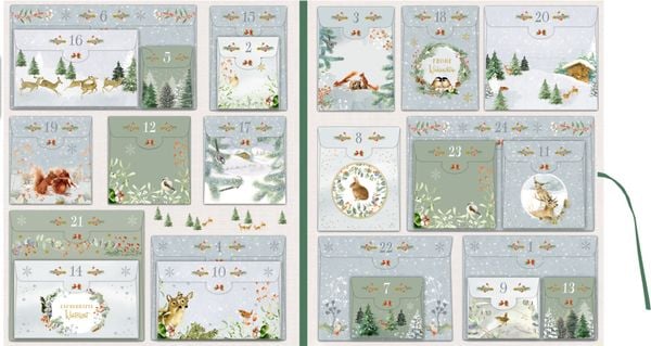 Produktbild: Zauberhafte Weihnachtszeit, Coffee-Table-Adventskal.(Bastin)