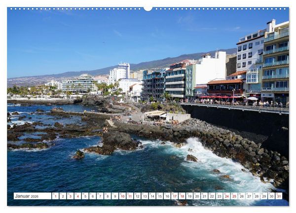 Produktbild: Puerto de la Cruz. Teneriffa Urlaub. (hochwertiger Premium Wandkalender 2026 DIN A2 quer), Kunstdruck in Hochglanz