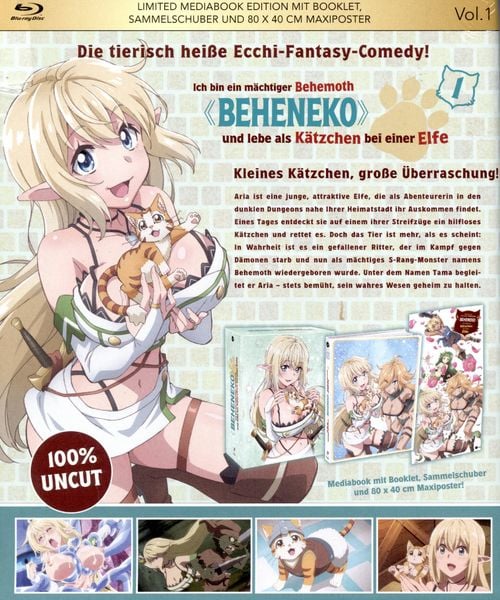 Produktbild: Beheneko: Ich bin ein m&auml;chtiger Behemoth und lebe als K&auml;tzchen bei einer Elfe &ndash; Limited Uncut Edition Vol.1